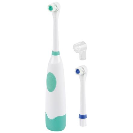 Зубная щётка HomeStar HS-6005 с доп. насадкой, зелёная