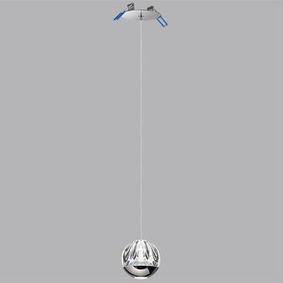 5100/5L L-VISION ODL25 хром/прозрачный/акрил Подвес "2 в 1" LED 5W 4000K 300Лм SONO