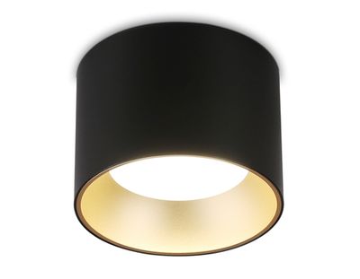 Светильник накладной точечный TN52887 SBK/SGD черный песок/золото песок GX53 max 12W D97*70