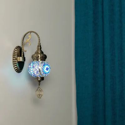 CL419316 Каир Мозаика Синяя Бра