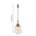 Подвес Vinglas 4341-1P, 1*E27*40W. ТМ F-Promo
