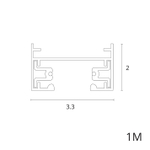 Шинопровод Arte Lamp TRACK ACCESSORIES A540133
