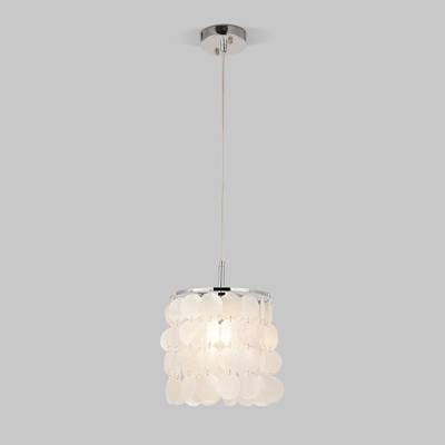 Подвесной светильник с перламутром 60185/1 хром/перлаиутр