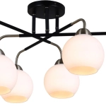 IL0252-6CSQ-79 BK AB светильник потолочный ILLUMICO, E27х6