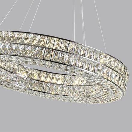 4927/85L L-VISION ODL24 599 хром/металл/хрусталь Люстра LED 85W 4000K 5074Лм PANTA