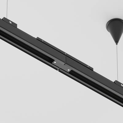 Усилитель стыка Trinity черный, TRA005TL-31B. TM Maytoni