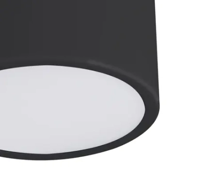 05510,19 Светильник Медина черный d10 h6,5 Led 8W (4000K)