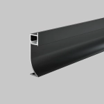 Алюминиевый профиль плинтус 53x14 (Черный, 2 м), ALM-5314-B-2M. TM Maytoni