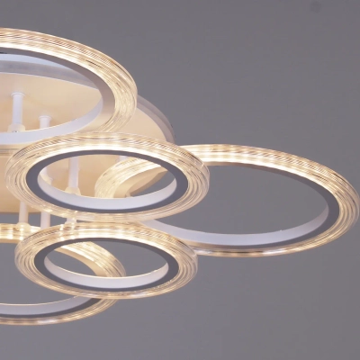 09812-3.3-4+4A WH (RGB) светильник потолочный Reluce, LED