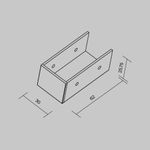 Заглушка к профилю Elasity IP O-TR001-EC-W. TM Maytoni