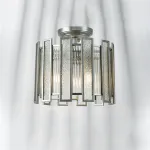 712044 Люстра AGAVE 3х40W E27 СЕРЕБРО С ПАТИНОЙ/ПРОЗРАЧНЫЙ Lightstar