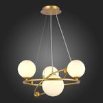SLE2210-203-04 Люстра подвесная Золотой/Белый G9 4*5W