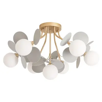 Потолочная люстра Arte Lamp PEACOCK A1369PL-7GY, 7хG9