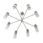 8277/8 MODERNI сатин никель/прозрачный, металл/стекло Люстра Е14 8*40W 220V DENVER