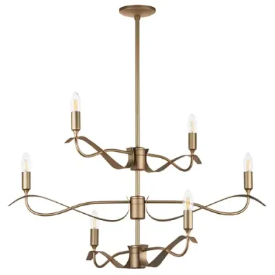 733263 Люстра RAGNO 6х40W E14 ЗОЛОТО Lightstar