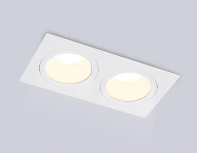 Светильник встраиваемый TN102830/2 WH/WH белый/белый GU5.3/2 178*93*50