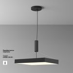 Потолочный светильник Zon 3000K 90W 120°, C032CL-90W3K-SQ-B. TM Maytoni