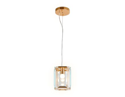 Подвесной светильник TR5108 GD/CL золото/прозрачный E27/1 max 40W 150*150*1200