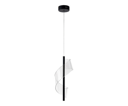 08042-1A,19 Подвес Илина черный d20 h150 Led 14W (4000K)