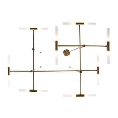 4306/16 HIGHTECH ODL26 Потолочный светильник бронзовый/акрилл/металл IP20  G9 40W *16 180°  220V SOHO