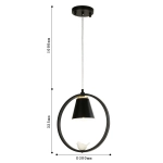 Подвес Uccello 2938-1P, 1*E27*40W. ТМ F-Promo
