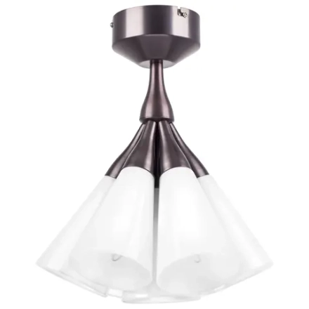 757070 Люстра CONE 7х10W (led) E14 КОФЕЙНЫЙ/БЕЛЫЙ Lightstar