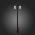 SL080.425.02 Светильник уличный наземный ST-Luce Темный кофе/Прозрачный, Темный кофе E27 2*100W