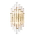 Бра Crystal Lux SARAGOSA AP2 BRASS/TRANSPARENTE 2880/402