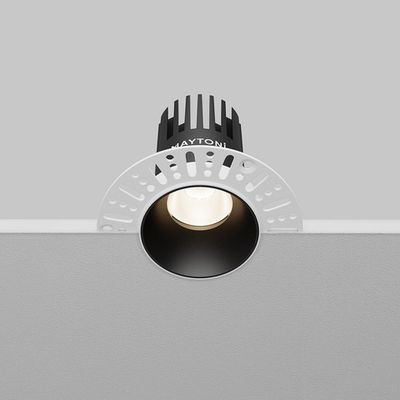 Встраиваемый светильник Dip 4000K 10Вт 50° 2,5 см, DL119-10W-4K-TRS-B. TM Maytoni