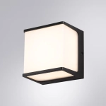 Уличный настенный светильник Arte Lamp LANCIA A6418AL-1BK, 1хLED