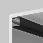 Рассеиватель для профиля 16×16 (Угол, Чёрный, 2 м), ALM-1616S-B-DF-2M 642028. TM Maytoni