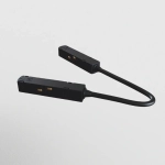 Коннектор питания угловой S35 черный, TRA004CPC-22B. TM Maytoni