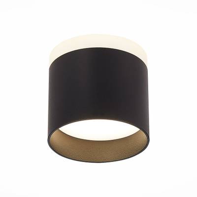ST102.442.09 Светильник потолочный Черный LED 1*9W 4000K 702Lm Ra&gt;80 120° IP20 D79xH75 170-240V
