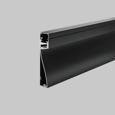 Алюминиевый профиль плинтус с подсветкой 80x18, ALM-8018-B-2M. TM Maytoni