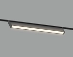 Светильник светодиодный трековый Magnetic 48V 10mm GL2350 BK черный IP20 10W 3CCT 3000/4200/6400K 200*10*73