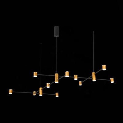 SL1596.423.22 Светильник подвесной ST-Luce Золотистый, Черный/Белый LED 22*3W 3000K
