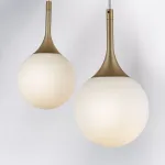 813013 Подвес GLOBO 1х40W E14 champagne gold/white Lightstar