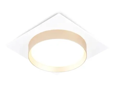 Светильник встраиваемый TN5230 WH/GD белый/золото GX53 max 12W 110*110*35