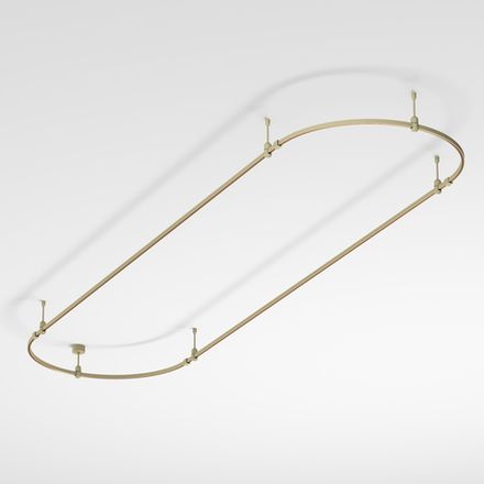 Основание ART-APRIORI-OVAL-ROD-200-3000x1000 (OG) (Arlight, IP20 Металл, 3 года)