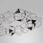5087/68L L-VISION ODL25 293 черный хром/металл Люстра LED 68W 4000K 3740Лм TRELLIS