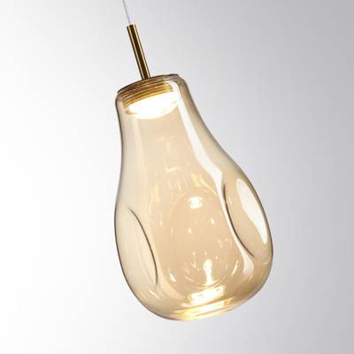 5098/4L PENDANT ODL25 423 античн.бронза/янтарный/металл/стекло Подвес LED 4W 4000K 388Лм NAVE