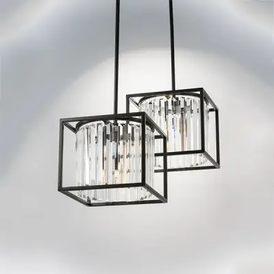 713037 Люстра REGOLO 3х40W G9 ЧЕРНЫЙ МАТОВЫЙ/ПРОЗРАЧНЫЙ Lightstar