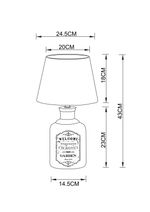 Декоративная настольная лампа Arte Lamp ISOLA A4272LT-1GY, 1хE27