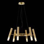 SL1236.203.06 Люстра подвесная ST-Luce Золотистый/Коньячный, Золотистый G9 6*5W