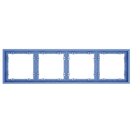 VLS100415 Рамка пластиковая VOLTUM S70 на 4 поста, (деним). (ТМ Maytoni)