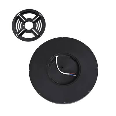 7662/24L MITRA LED SN 56 Светильник пластик/белый/черный LED 24Вт 3000/4000K D300 IP40 OMEGA BLACK