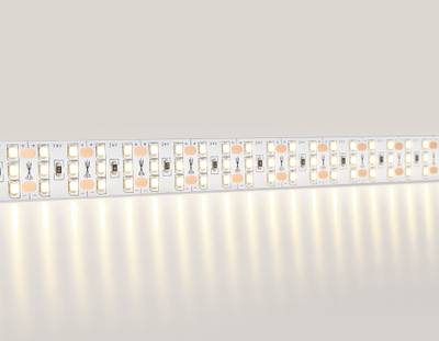 Светодиодная лента трехрядная GS3901 2835 324Led/ 26W m/ 24V IP20 3000K/ 5000*18*1.2mm/ кратность резки 18.5mm (2 конт.)