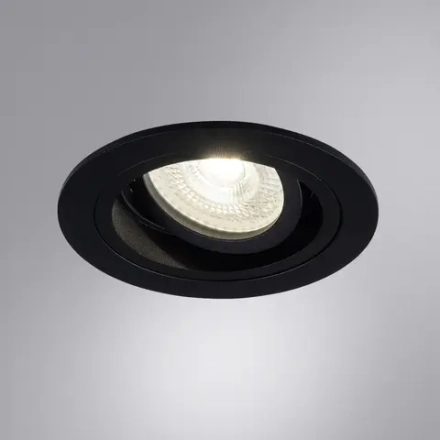 Точечный встраиваемый светильник ARTE LAMP TARF A2177PL-1BK, 1хGU10