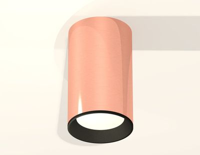 Комплект накладного светильника XS6326002 PPG/SBK золото розовое полированное/черный песок MR16 GU5.3 (C6326, N6102)