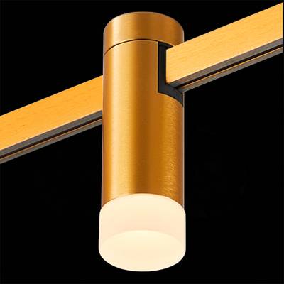 ST812.206.03 Магнитный трековый светильник FARM Золотистый LED 1*3W 3000K 93Lm Ra90 120 IP20 D29xH90 24V